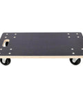 Heavy Duty 1320 LB Furniture Dolly With Four Swivel Casters Non Slip Plywood Platform For Moving Furniture, Appliances, Piano And Warehouse Equipment Black