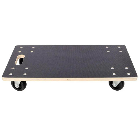 Heavy Duty 1320 LB Furniture Dolly With Four Swivel Casters Non Slip Plywood Platform For Moving Furniture, Appliances, Piano And Warehouse Equipment Black