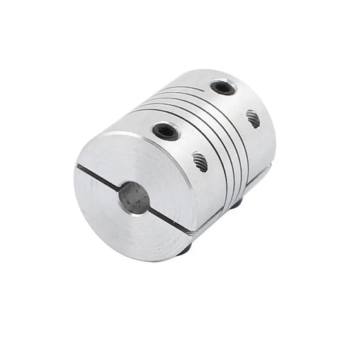 6mm To 8mm Shaft Coupling For Stepper Motors With 25x20mm Aluminum Alloy Body Spline Shaft Clamp For 3D Printer CNC Machines And DIY Encoders Delivers Dope Torque And Low Vibration.