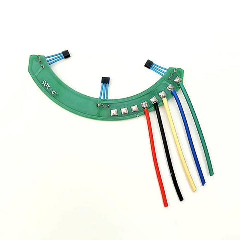 Hall Sensor Cable For Electric Bikes And E Bikes With 60 Degree Phase Plate For Differential Motors Hall PCB With Wire Green