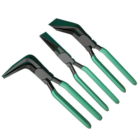Sheet Metal Bending Pliers Hand Seamers with 45, 90 Degree, and Straight Jaw options for precise bending and seams in confined areas