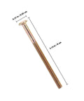 Copper alloy bolt with hex socket head, part of Bulletproof Furniture Connector Bolts And Nuts Kit For Headboards And Crib Repair