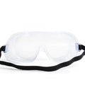 Front view of All Day Over Eyeglasses Safety Goggles With Anti Fog Coating ANSI Z87.1 Eye Protection For Unisex Use Clear Polycarbonate Lens