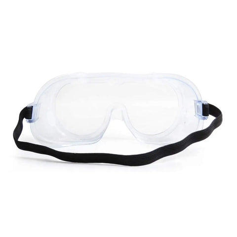 Front view of All Day Over Eyeglasses Safety Goggles With Anti Fog Coating ANSI Z87.1 Eye Protection For Unisex Use Clear Polycarbonate Lens