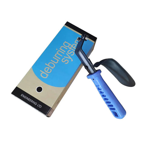 Heavy Duty Double Edge Cutting Deburring Tool For Sheet Metal with safety guard handle and packaging