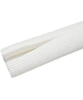 Foam Pipe Insulation Tubing For Water And AC Piping, 6 Ft Heat-Preserving Sleeve, White, Textured Surface, 0.35 By 0.39 Inch
