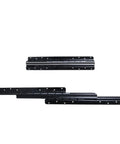 Full Extension Drawer Slides For 3 Section Staircase Hidden Base Cabinet Track System Heavy Duty Rails 40 Cm To 70 Cm