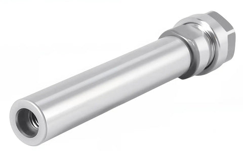 ER16 Collet Chuck Built Tough for CNC Milling and Drilling, showing heavy duty alloy steel shank with hardened finish