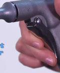 Jet Guard 74S Safety Air Blow Gun With 74S Air Cone Nozzle Aluminum Body Wide Comfort Trigger in hand