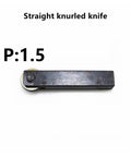 Pro Grade Lathe Knurling Tool Kit With 0.5mm 1.0mm And 1.5mm Heads Inner Hole Embossing Wheel 20x18mm Reticulated Knurling Knife Steel