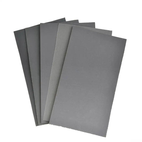 "15-Piece Wet And Dry Sandpaper Set With Silicon Carbide Sheets for Metal Wood Glass and Plastic Polishing Grits 200-3000 angle view"