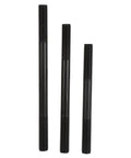 Three black threaded rods from 58Pcs Hardened T Slot Clamp Kit for Lathe and Milling Machines M10 Heavy Duty Clamps With Strong Holding Power.