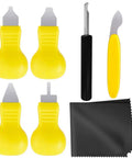 Open And Replace Watch Batteries With A 6 Piece Back Remover Tool Kit For Quick Repair Pro Grade Watch Battery Replacement Toolkit