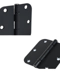 30 Pack Matte Black Door Hinges Ball Bearing Heavy Duty Squeak Free Smooth Operator Hardware Built Tough For Zero Hassle Room Setup And Everyday Residential Use close-up view of hinge design