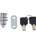 Zinc Alloy Tubular Cam Lock For Cabinets, Desks, Mailboxes, Drawers, And Toolboxes, Keyed Alike Security Cylinder With Two Keys, Reversible 30mm