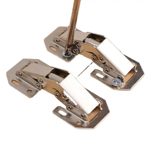 3-Inch Cabinet Hinge No-Drill Cupboard Door Hydraulic Hinges Soft Close Multi Purpose Furniture Hardware