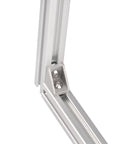 Legit 40x40 Aluminum Extrusion Hardware Kit Featuring 20 Corner Brackets 40 M8 T Slot Nuts 40 Hex Socket Cap Screws Wrench Metric T Slotted Frame Build Fasteners, corner bracket securely joining aluminum extrusions.