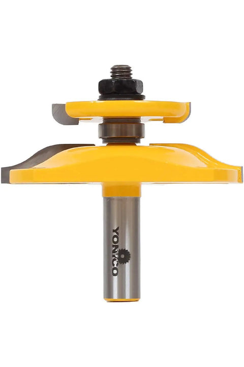 Raised Panel Cabinet Door Router Bit Set With Back Cutter For Thick Stock, Ogee Profile, 3-1/4-Inch Cutter, 1/2-Inch Shank