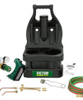 Lite Duty Gas Welding Tote Kit With Regulators R150-200 And R150-540, Torch Handle, Striker, Hose, Goggles, Key, Carry Case