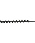 2 Inch By 24 Inch Planting Auger Drill Bit For Garden Earth Digging Fits Three Eighths Inch Hex Drive Drills shown horizontally