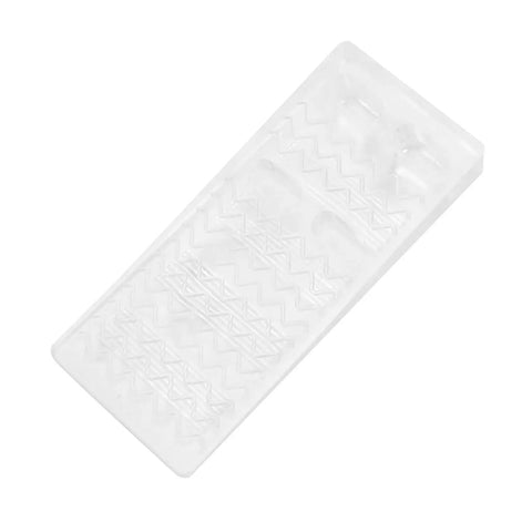 Transparent Door Stopper Set Of 10 Non Slip Holders For Home And Office High Friction Quadrate Shape 4 By 9.4 Cm close-up view