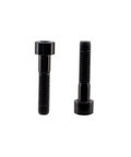 Heavy Duty Titanium Socket Head Bolts M6x1.0x30mm Black Din912 Hex Cap Screws 5 Pack angled view of black titanium bolts