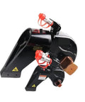 Heavy Duty Hydraulic Torque Wrench With Square Drive And Adjustable Range For Serious Bolt Tightening, side view showing hose connections.