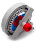 Close-up of Planetary Gear Model For Mechanical Principle Demonstration And Teaching Aids In PLA 3D Printing Hands On STEM Gear System