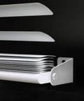 Heavy Duty Metal Blinds Hold Down Brackets Silver Door Bottom Clip Kit With Screws Fits Horizontal Window Shades showing clip and rail detail.
