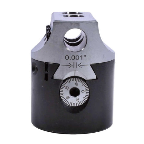 NT40 M16 Boring Head Set With 2 Inch Boring Head precision dial, durable black finish, heavy duty pro grade machining