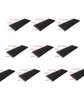 Accordion Bellows Protective Cover For Milling And CNC Machines, durable 245mm length shield, multiple size options visible