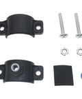Components of Drain Saddle Valve Clamp One Quarter Inch Quick Connect Fitting for Under Sink Water Filters, POM plastic