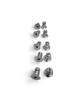 Premium Quarter Turn Quick Release Dzus Toggle Fasteners Featuring Heavy Duty Aluminum Buttons in a set of 10 for auto panels.