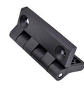 Black Nylon Plastic Butt Hinge from Set of 10 for Wooden Boxes and Furniture Doors, Lightweight and Wear Resistant