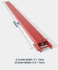 96 Inch Forklift Extensions Set Workhorse Heavy Duty Alloy Steel 4600 Lbs Capacity 5.3 Inch Wide Fork Extensions
