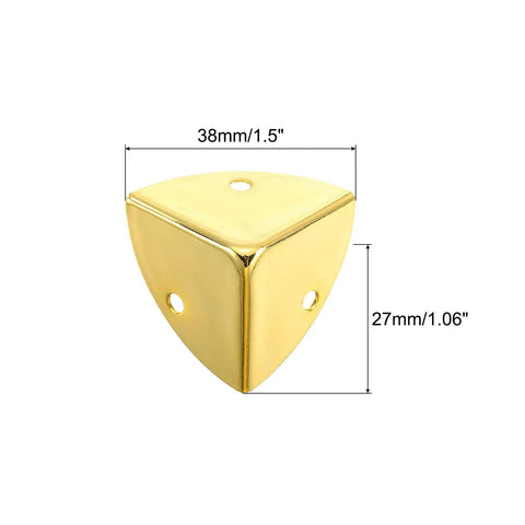 Supercharge Your Home Setup With These Slick 8 Piece Metal Corner Guards Crafted To Shield Furniture And Boxes While Dropping Clean Gold Vibes Features Durable Construction Includes Mounting Screws For Hassle Free Assembly