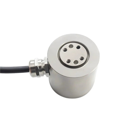 Front view of Top Notch Weighing Sensor For Three To Six Dimensional Multi Axis Force Measurement On Lathe Applications With 0 To 50 Kg Capacity