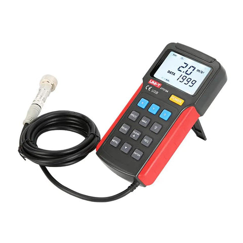 Highly Rated Handheld Digital Vibrometer Vibration Analyzer For Straight Shooter Machine Diagnostic Tuning and solid acceleration measurements.