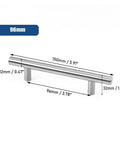 1 To 10 Piece Set Of Kitchen Cabinet Handles Stainless Steel Bar Pulls Drawer Hardware 96mm Long Sleek Dope Modern Look For Cabinets And Furniture Easy Install, 96mm handle size