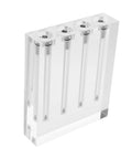 Engine Oil Viscosity Testing Stand And Acrylic Oil Comparator Tool For Auto Maintenance And Car Repair, Ideal For Pro Shops And DIY Garages, Durable, Easy To Use, Precision For Diagnostics clear acrylic stand with 4 metal rods