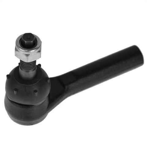 Bolt Right Up Front Steering And Suspension Kit With Ball Joints Control Arms And Tie Rod Ends close-up of tie rod end with metal nut.