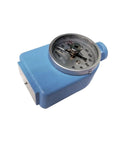 Heavy Duty Type B Hardness Tester For Composite Foam Metals Plus Plastics features a crisp digital gauge with a blue casing.