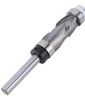 Premium Tungsten Steel Flush Trim Router Bit with Hardened Carbide Cutter For Durable Woodworking And Smooth Trim Jobs That Get The Job Done Right Without Breaking A Sweat, close-up view.