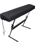 Foldable Piano Dust Cover For 61 And 81 Key Digital And Electric Pianos Lightweight Dustproof Keyboard Protector on piano stand