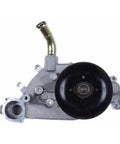Heavy Duty Badass Engine Water Pump Replacement Fits GMC Yukon XL 2500 2000 To 2006 6.0L V8 showing front view with inlet and pulley.