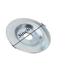 Ready To Roll Stainless Steel Bench Grinder Arbor Washer And Flange Set Fits Classic 5/8 Inch Spindle With Durable Non Slip Bowl Design To Lock In Wire Brushes Or Buffing Pads Killer Performance, 3-inch stainless steel washer.