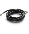 Pro Grade Nylon Braided Airbrush Hose Extending One Point Eight Meters Long Featuring Kink Resistant Build and Slick One Eighth Male Connectors