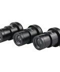 3 Piece 1.25 Inch Barlow Lens Set For Telescopes 2X 3X 5X Eyepiece Magnification Upgrade, aluminum body, dust cover included