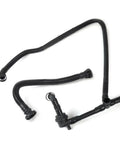 Premium Crankcase Vent Hose Pipe Kit For VW Passat 2.8 V6 1997-2002 Durable Breather Vacuum Line Oil System Replacement Part. Black rubber hose set