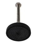 Rock Solid Adjustable Leveling Feet Kit With Four Heavy Duty Glide Pads M12 Threads and Universal Mounts close-up of a single glide pad.